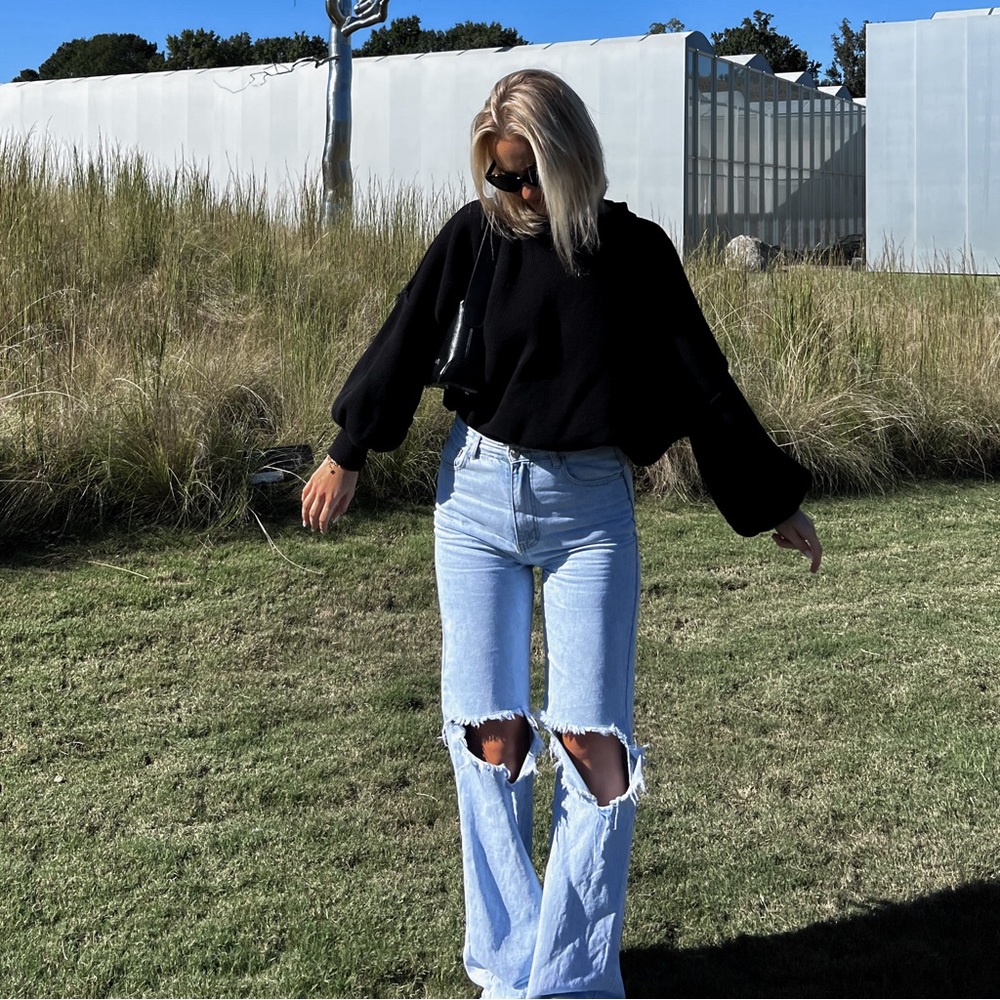 Princess Polly High Waisted Straight Leg Jeans (TALL GIRL APPROVED)